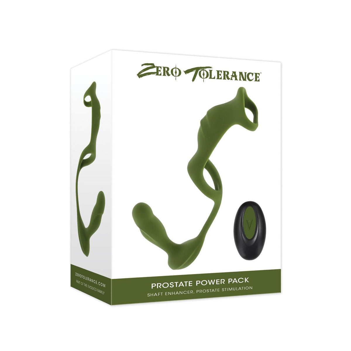 Zero Tolerance Prostate Power Back Prostate Massager in Green