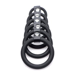 6 Ring Silicone Chastity Cage