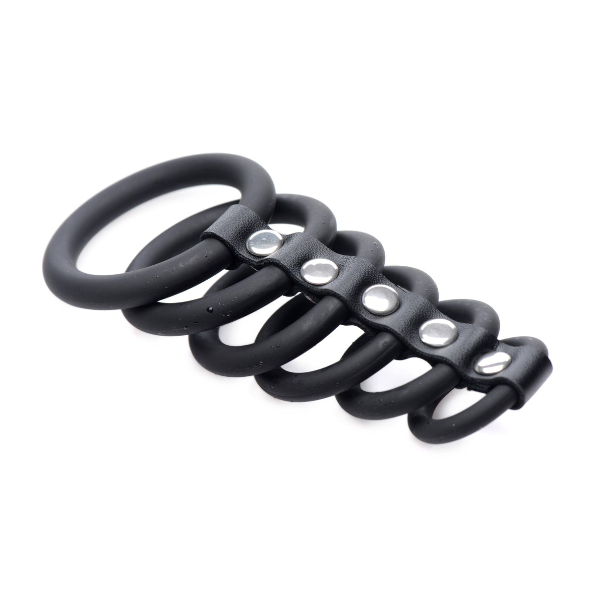 6 Ring Silicone Chastity Cage