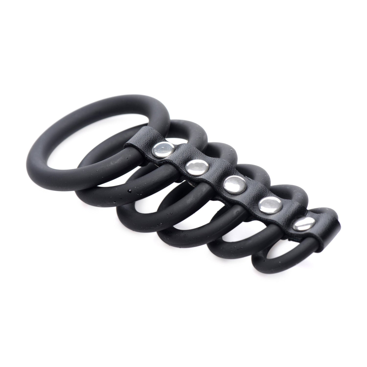 6 Ring Silicone Chastity Cage