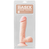 Basix Rubber Works 7.5 Inch Dong With Suction Cup