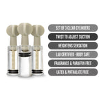 Blush 3-Pack Temptasia Clit and Nipple Twist Suckers