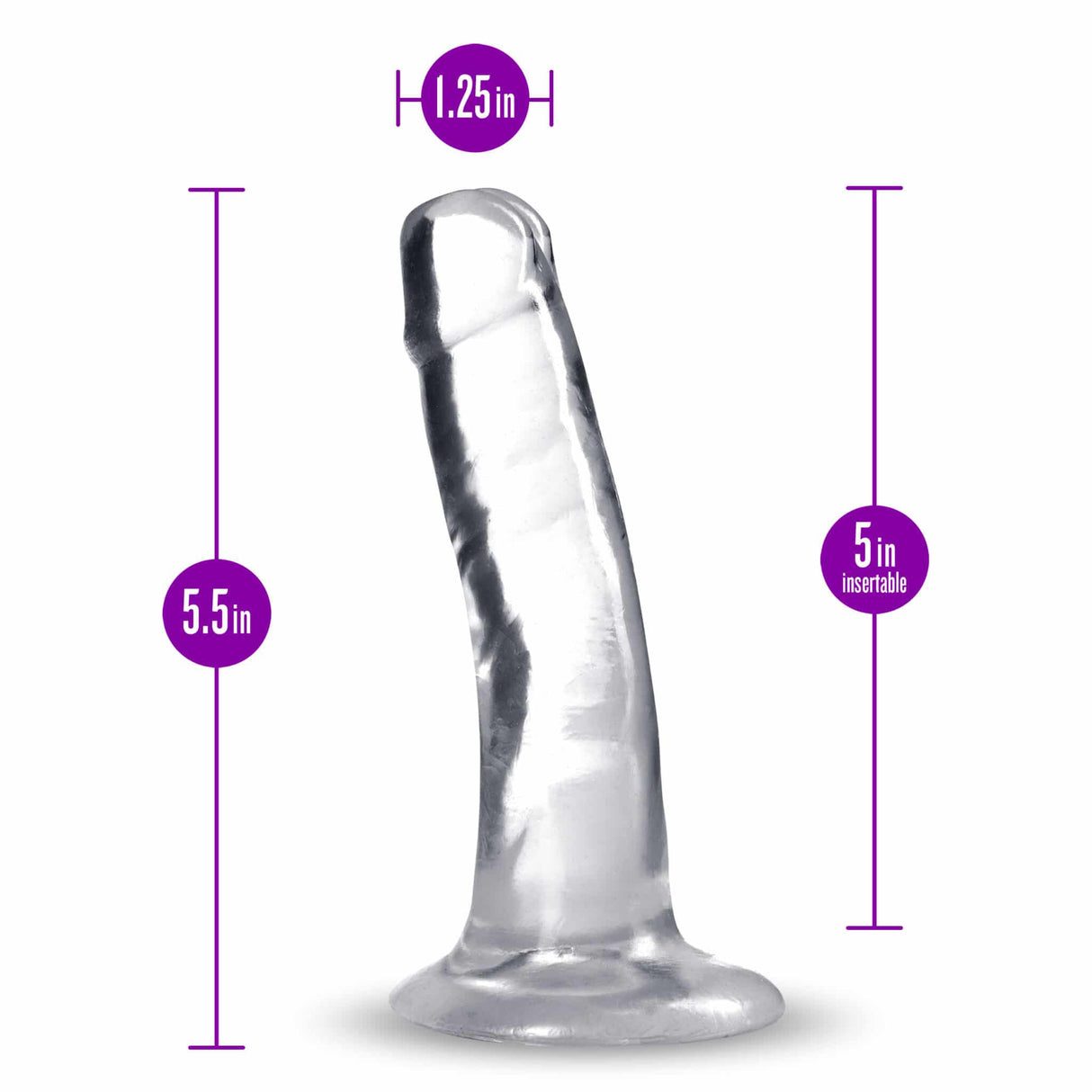 Blush B Yours Plus 5.5 Inch Hard n' Happy Dildo