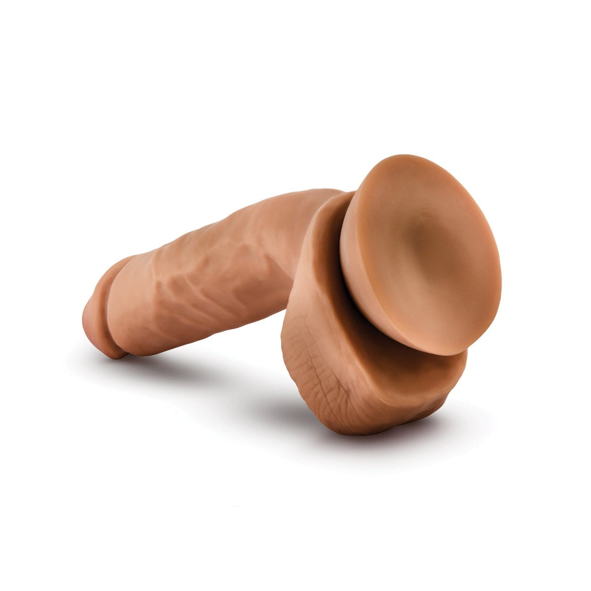 Blush Dr. Skin Glide 8.5 Inch Self Lubricating Dildo with Balls