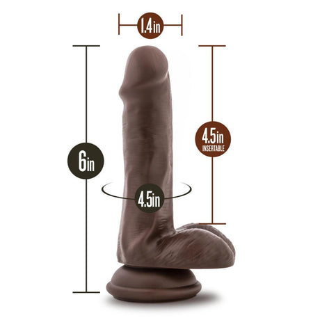 Blush Dr. Skin Silicone Dr. Daniel 6 Inch Dildo