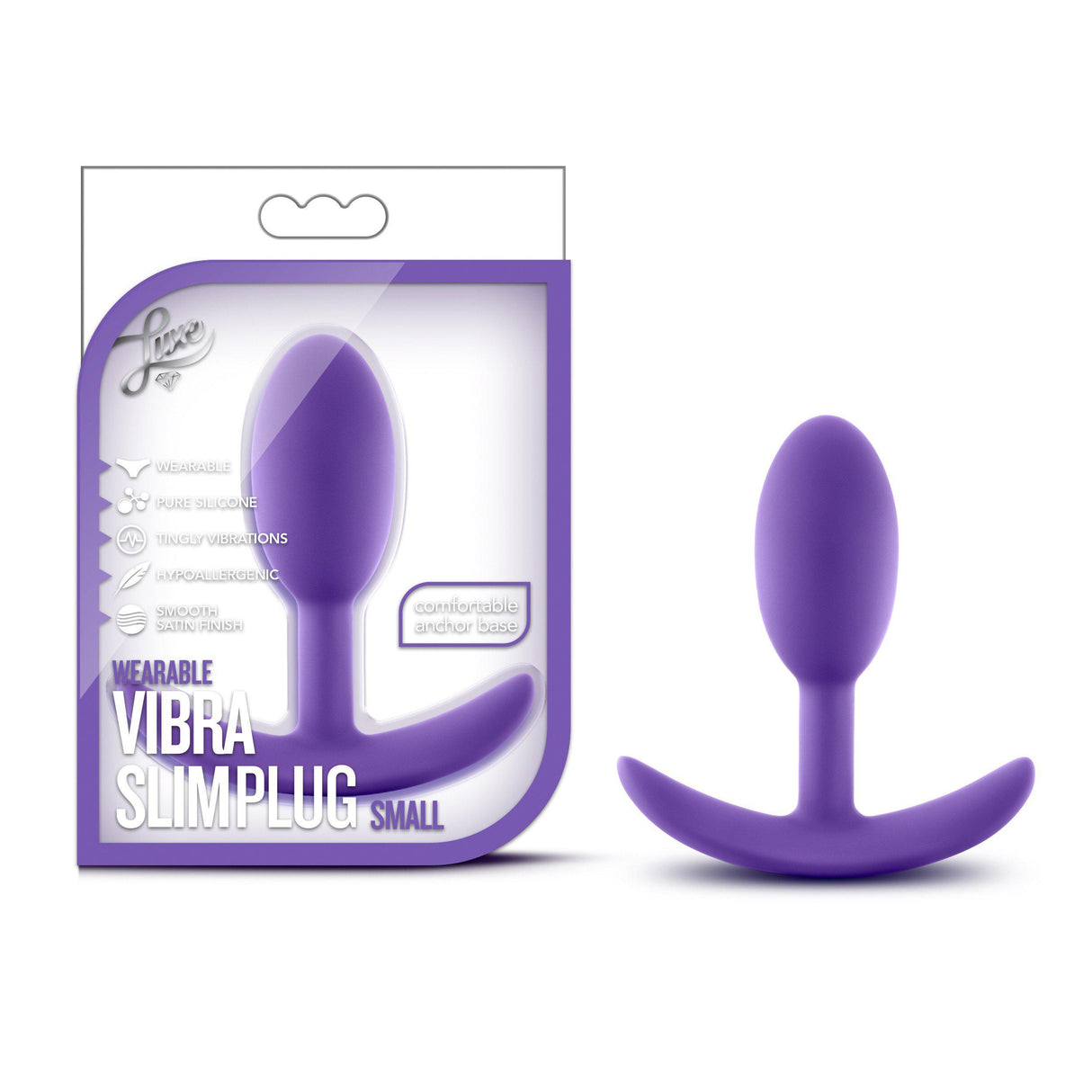 Blush Luxe Wearable Vibra Slim Plug
