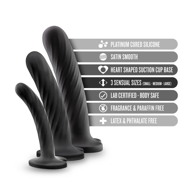 Blush Temptasia Twist Dildo Set for Men