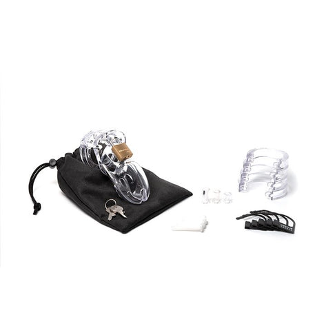 CB-3000 Clear Male Chastity Device
