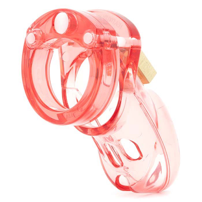 CB-3000 Red Male Chastity Device
