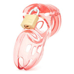CB-3000 Red Male Chastity Device