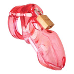CB-3000 Red Male Chastity Device