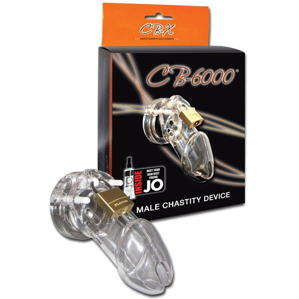 CB-6000 Clear Male Chastity Device