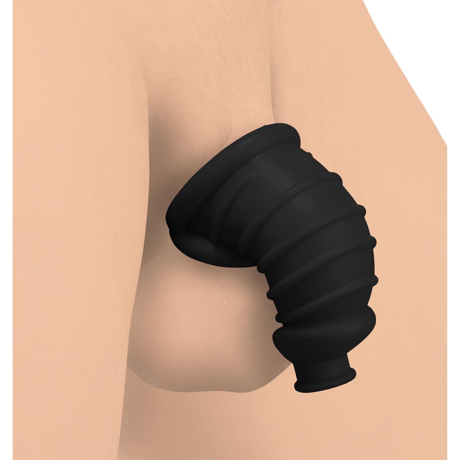 Chamber Black Silicone Chastity Cage