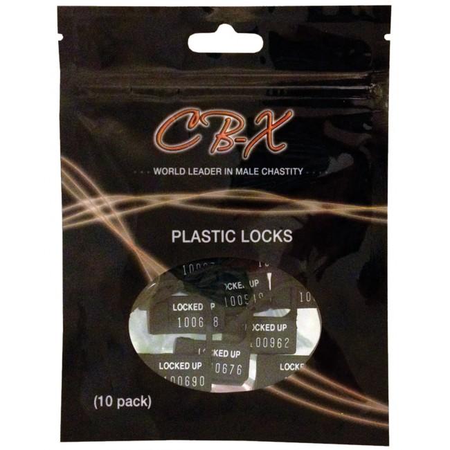 Chastity Cage 10 Pack One Time Use Plastic Locks