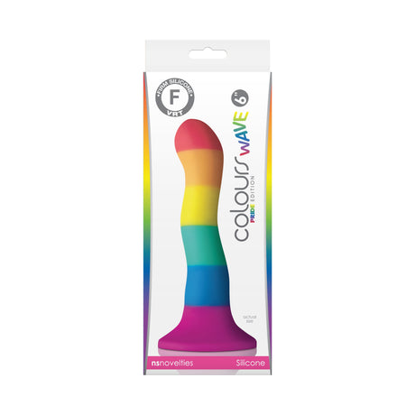 Colours Wave Pride Edition 6 Inch Rainbow Dildo