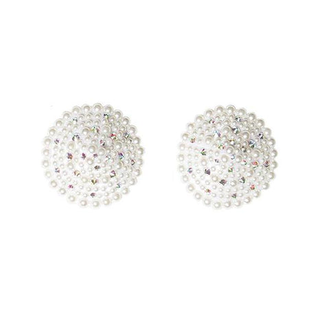 Coquette Pearl Round Reusable Nipple Pasties