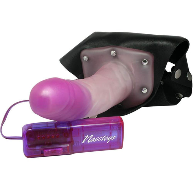 Crystal Jelly Vibrating Strap On Harness