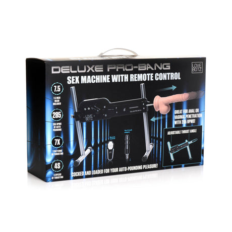 Deluxe Pro-Bang Sex Machine with Remote Control