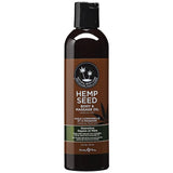 Earthly Body Hemp Seed Massage & Body Oil - 8oz