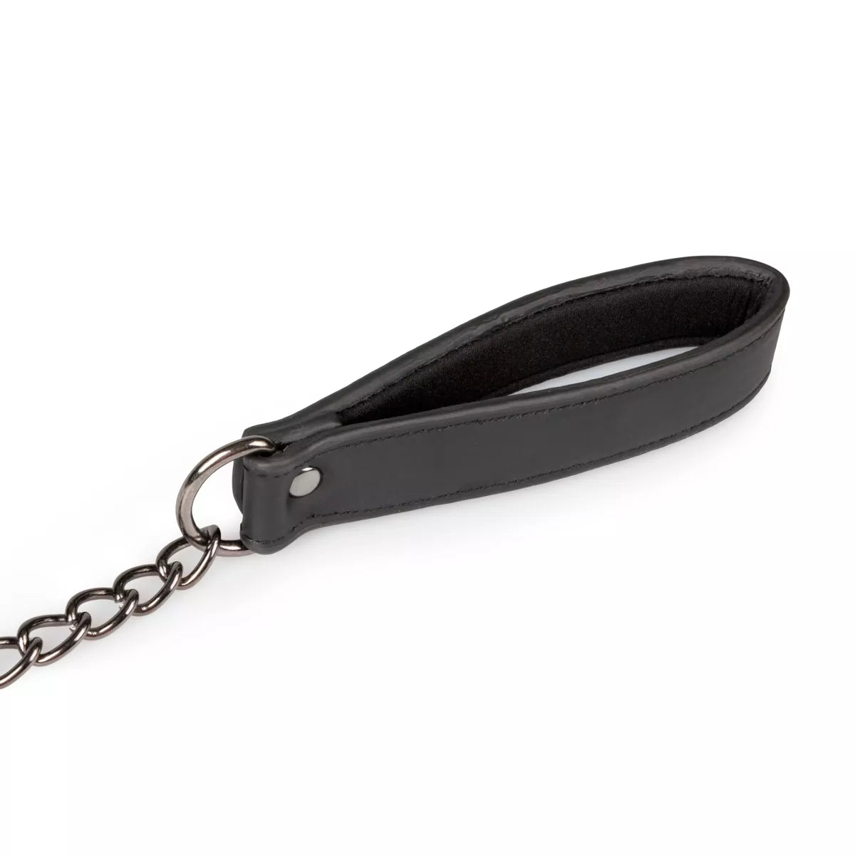 Easy Toys Fetish Faux Leather Collar with Leash