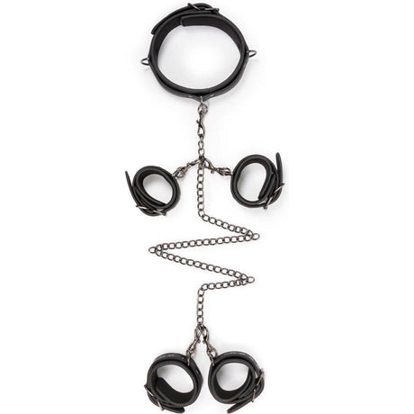 Easy Toys Fetish Set with Collar, Ankle & Wrist Cuffs