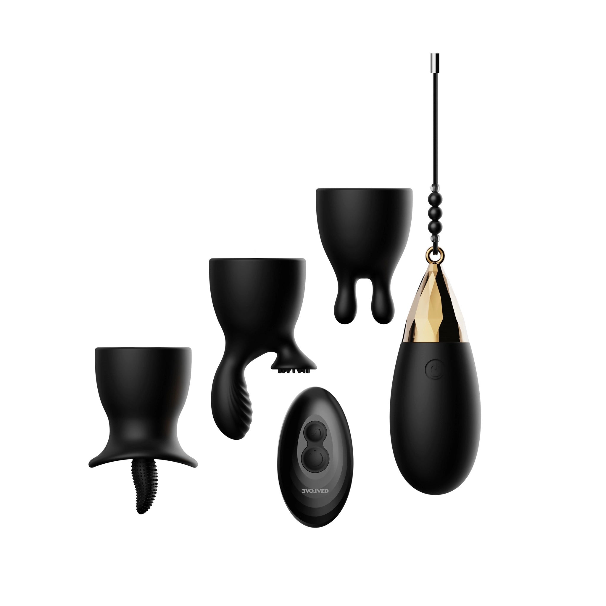 Evolved Egg-Citement Remote Egg Vibe with Sleeves