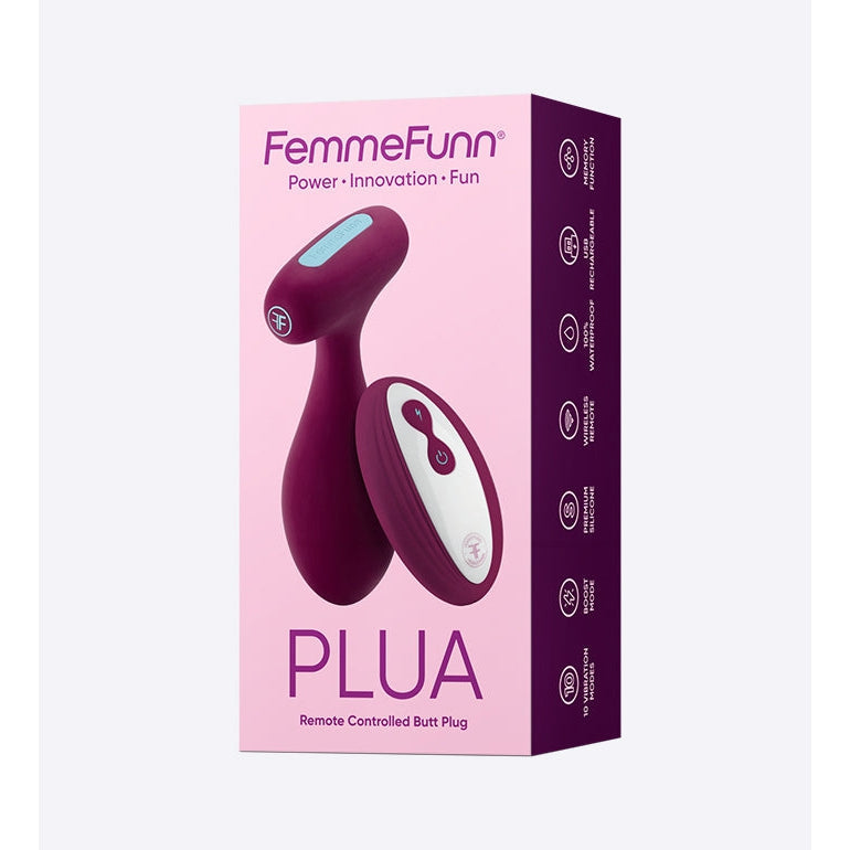 Femme Funn Plua Vibrating Butt Plug with Remote Control