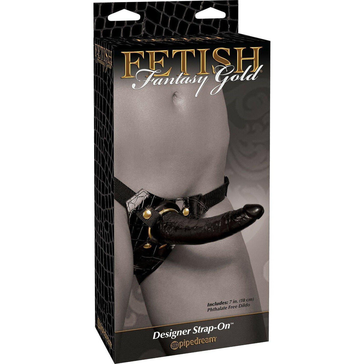 Fetish Fantasy Gold Designer Strap-on with Dildo