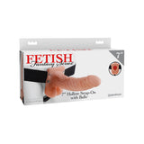 Fetish Fantasy Series 7 Inch Hollow Strap-On With Balls