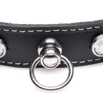 Fierce Vixen Leather Choker with Rhinestones
