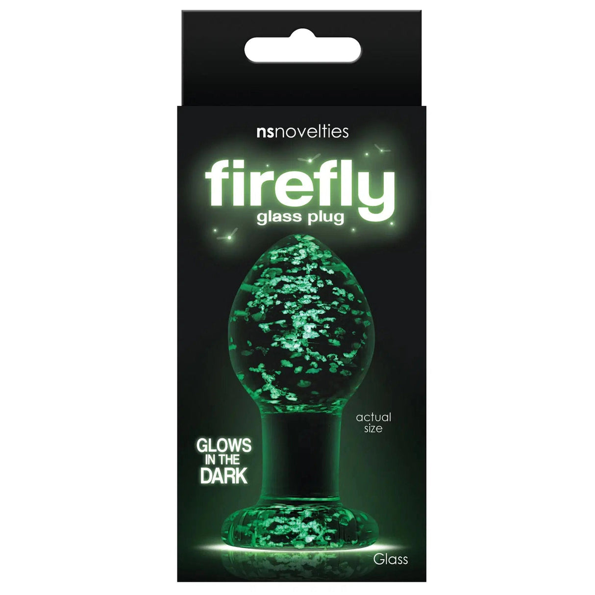 Firefly Clear Glass Plug - Glow