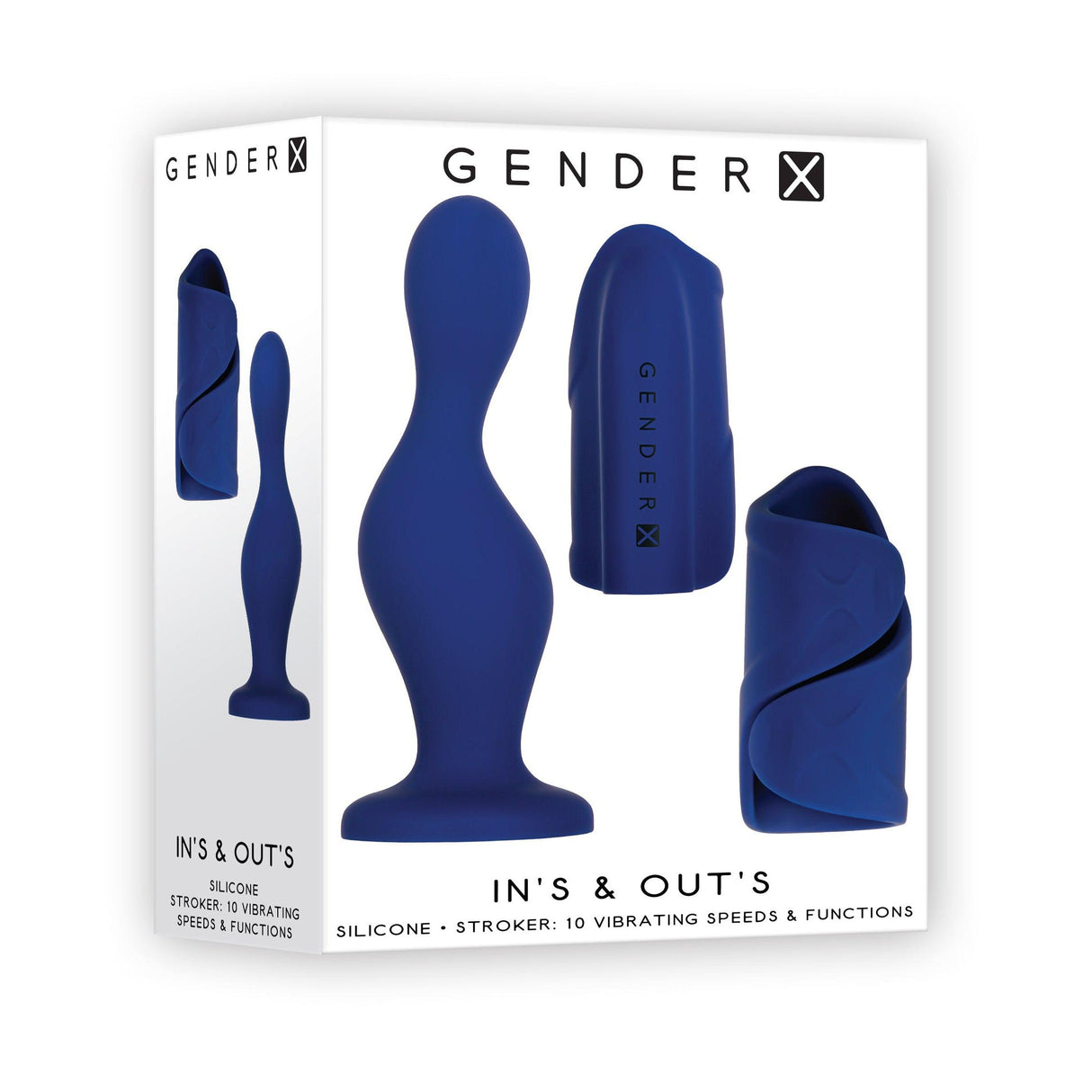 Gender X In's & Out's Vibrating Dildo & Stroker
