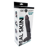 Get Lucky 12 Inch Real Skin Dildo