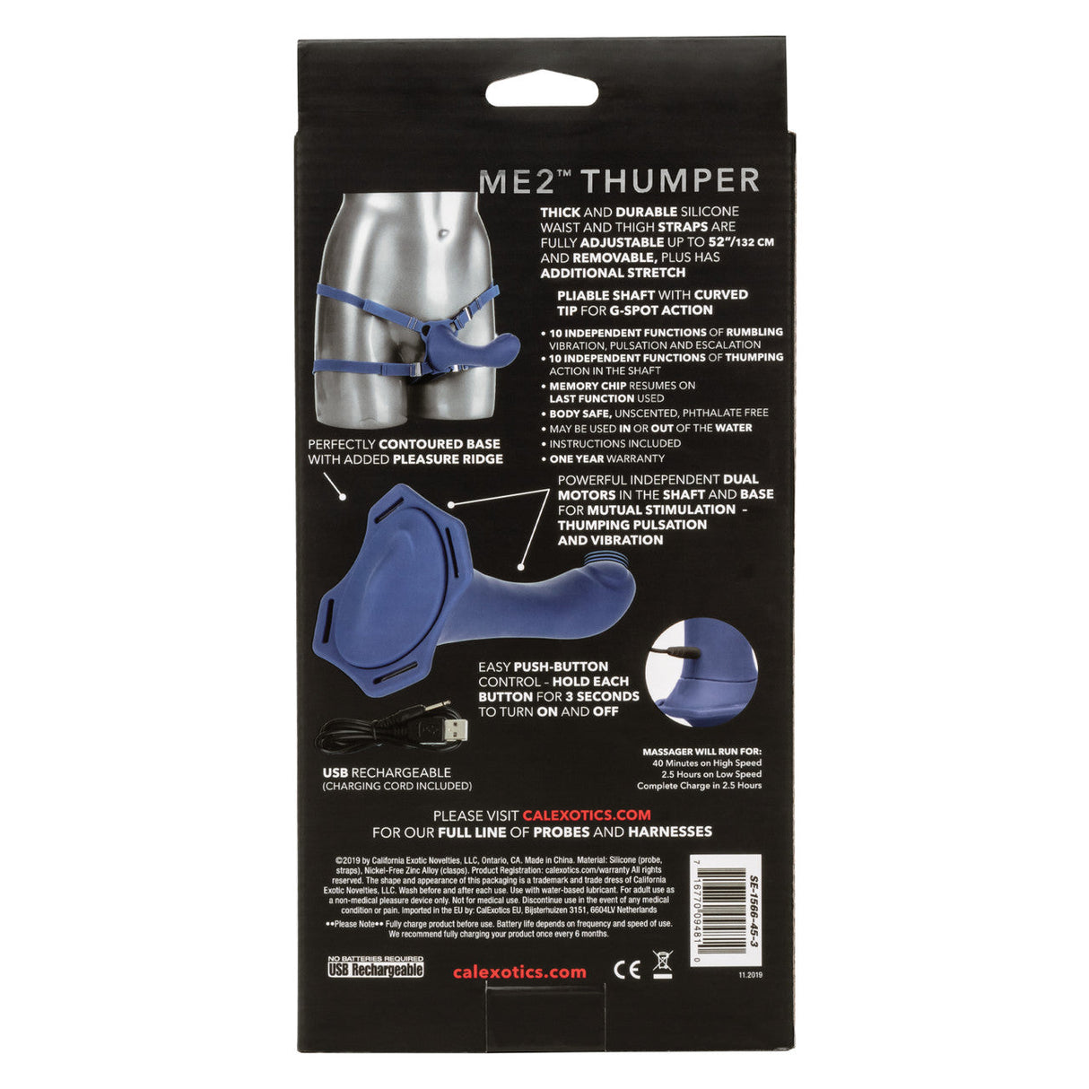 Her Royal Harness ME2 Thumper Set with Vibrating Probe