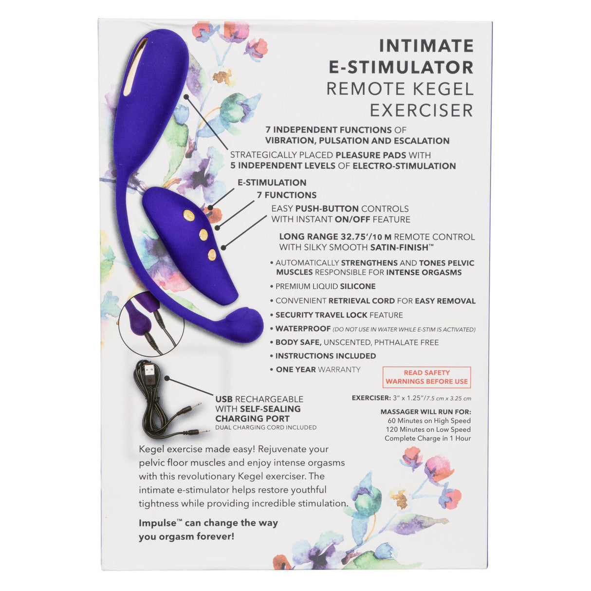 Impulse Intimate E-Stimulator Remote Kegel Exerciser