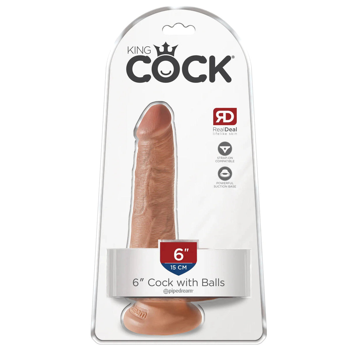 King Cock 6 Inch Realistic Dildo
