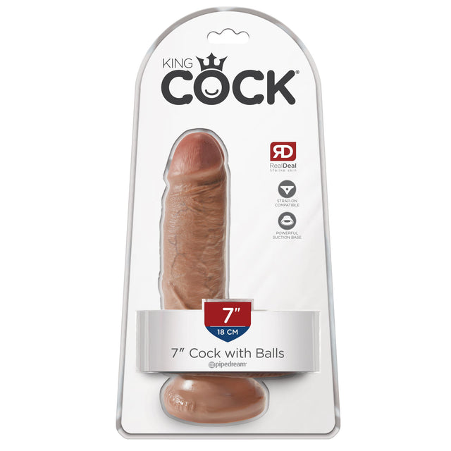 King Cock 7 Inch Cock with Balls