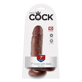 King Cock 7 Inch Cock with Balls