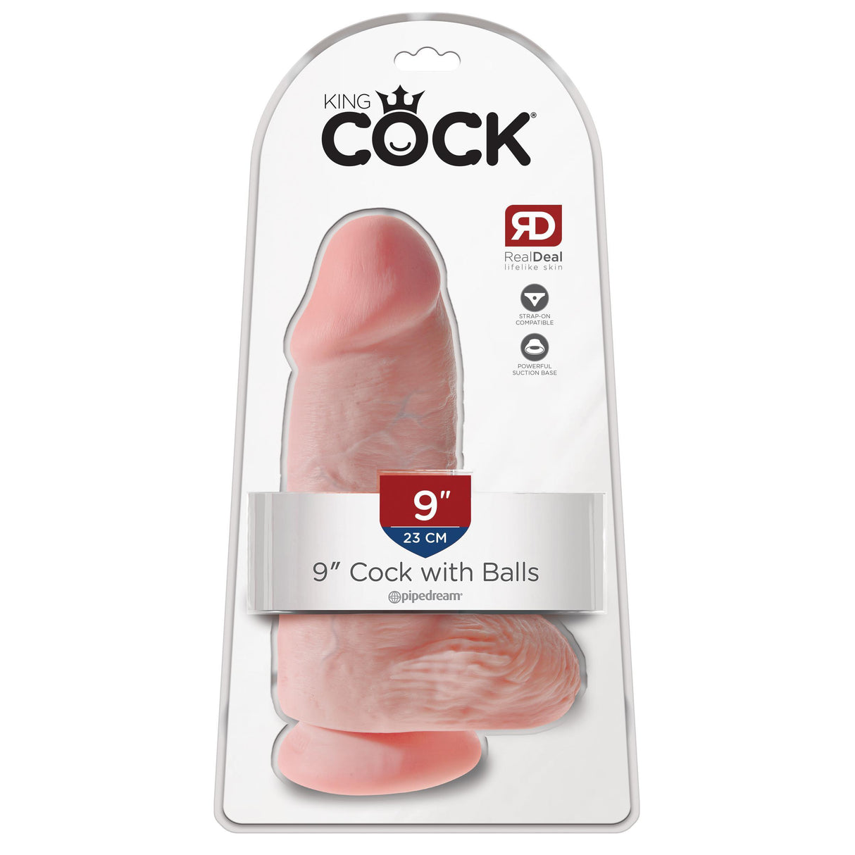 King Cock 9 Inch Chubby Dildo