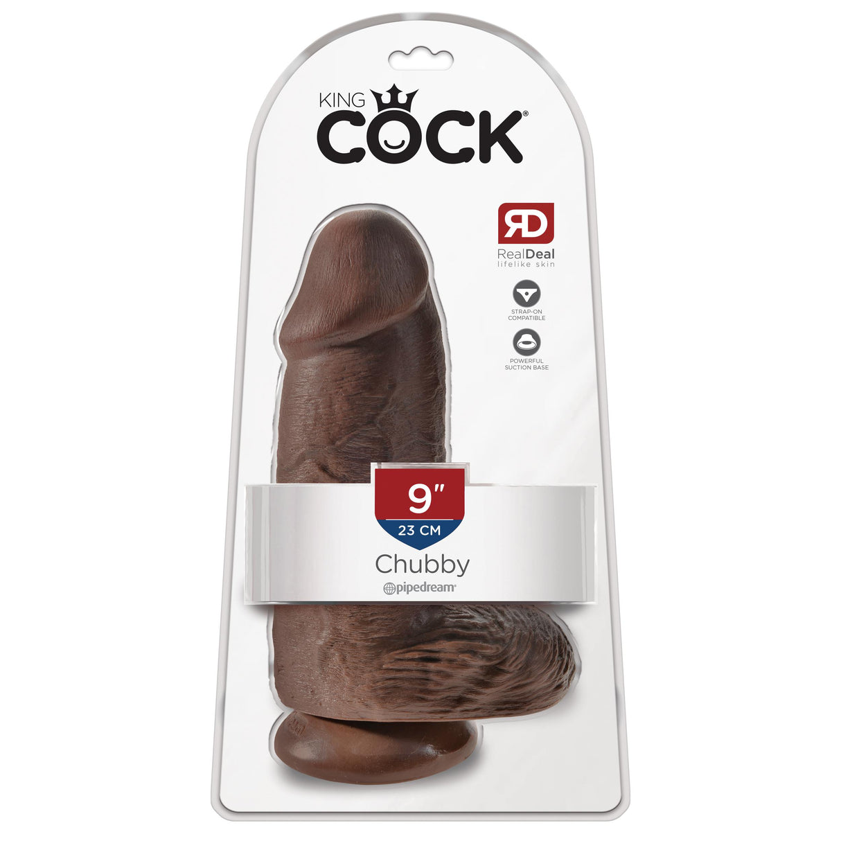 King Cock 9 Inch Chubby Dildo