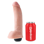 King Cock 9 Inch Squirting Cock with Balls