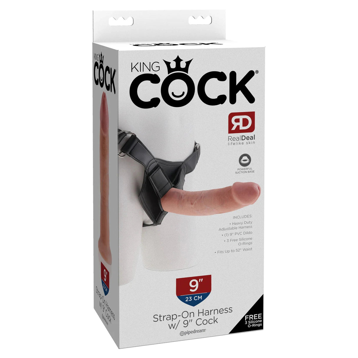 King Cock 9 Inch Strap On