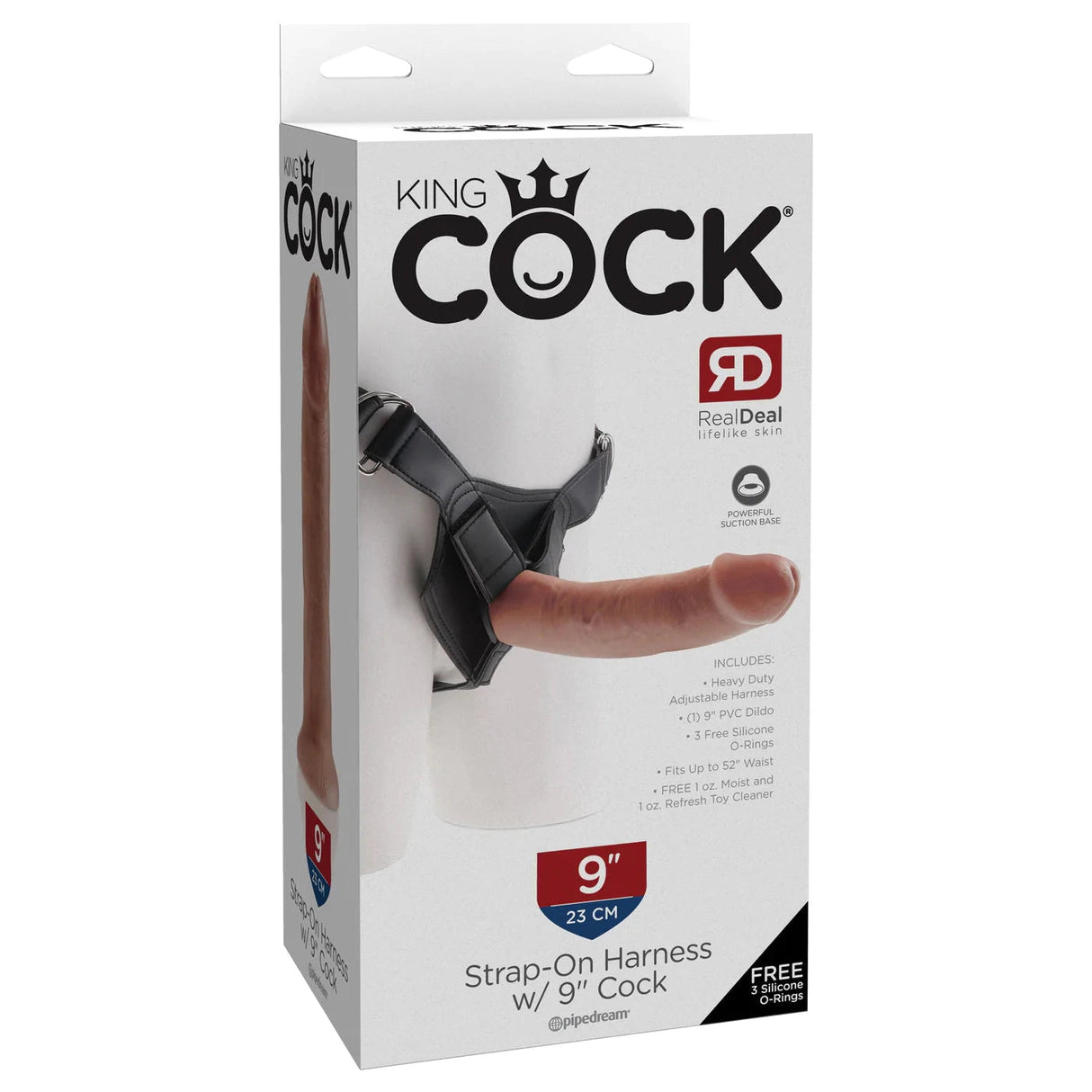 King Cock 9 Inch Strap On