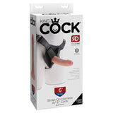 King Cock Strap-on Harness with 6 Inch Dildo
