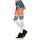 Leg Avenue Athletic Ribbed Thigh Highs - Black/White