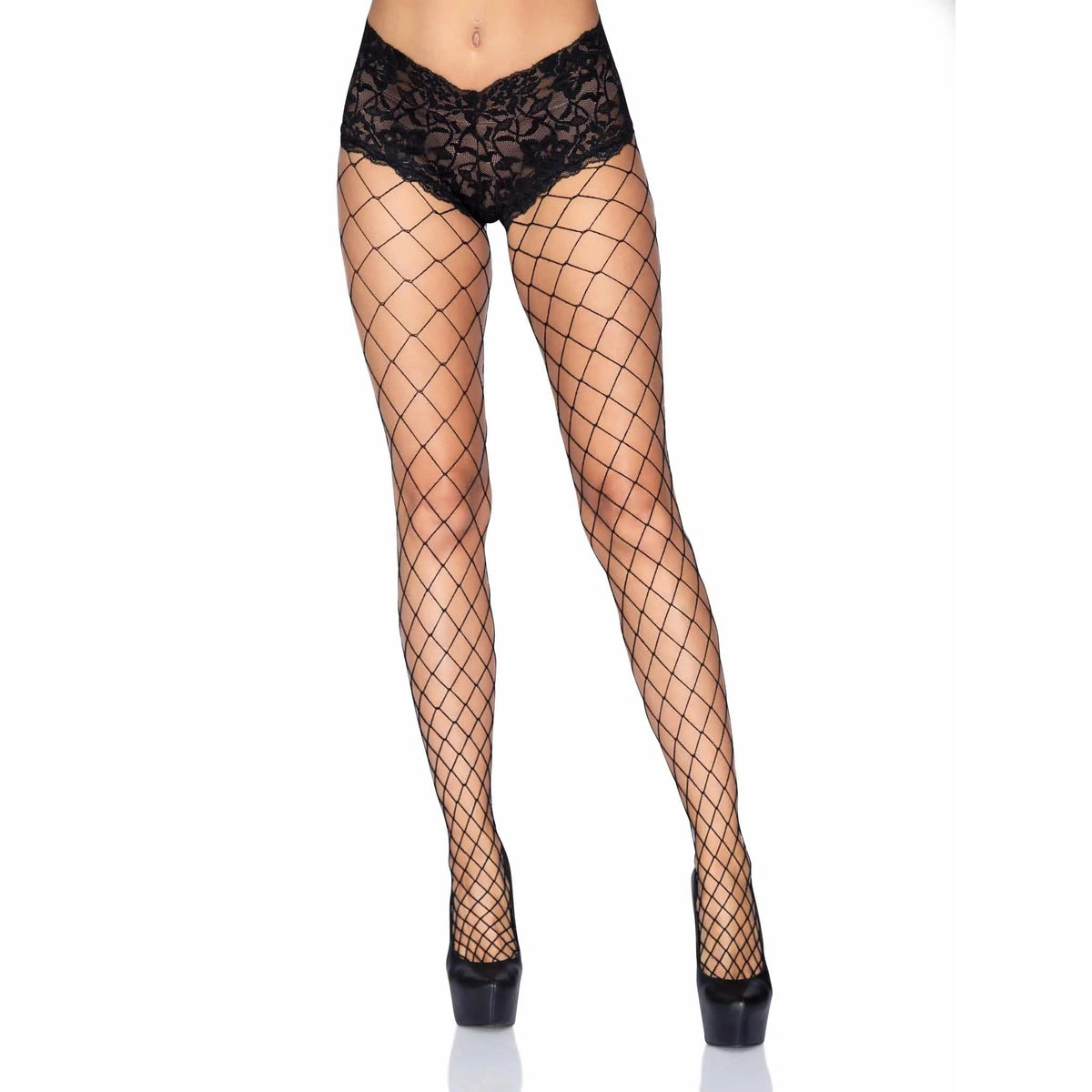 Leg Avenue Fence Net Boy Short Pantyhose