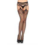 Leg Avenue Industrial Net Garterbelt Stockings