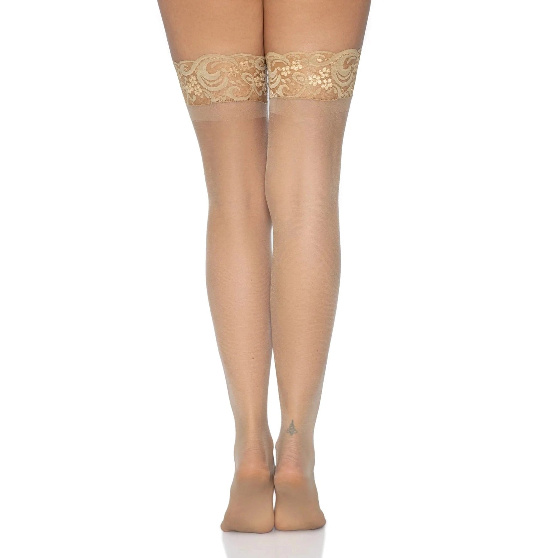 Leg Avenue Stay Up Lace Top Sheer Thigh Highs