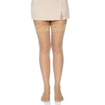 Leg Avenue Stay Up Lace Top Sheer Thigh Highs