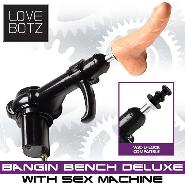 LoveBotz Deluxe Bangin Bench with Sex Machine